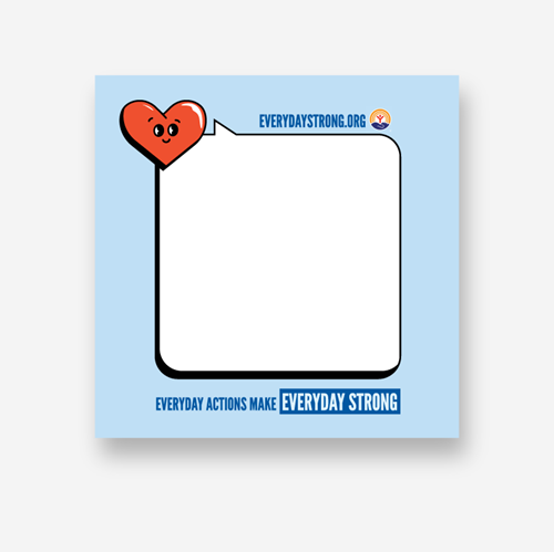 Picture of Sticky Note Pad – Heart
